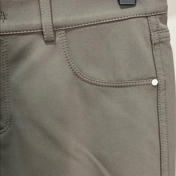 Lafayette 148 Pants New York Mercer Trousers Nougat Brown Dark Tan Stretchy Fall - Picture 3 of 13